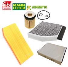 Air Filter Oil Filter AC Cabin Filter Kit OES for Mercedes C300 E350 GLC300 picture