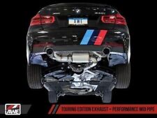 AWE 3010-33040 Tuning for BMW F3X 340i Touring A/B Exhaust-Black Tips (90mm) picture