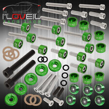 D-Series For Honda Cap/Cup/Header/M6 Fender Race/Valve Cover Washer+Bolt Green picture