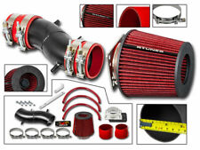 Short Ram Air Intake Kit MATT BLACK + RED Filter for 91-02 Infiniti G20 2.0L L4 picture