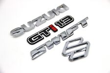 fits Suzuki Swift 1.3 GTi Twin Cam 16 Valve Complete Emblem Set Front Rear picture