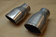 05-09 BENTLEY ARNAGE T EXHAUST MUFFLER TIP TIPS PAIR CHROME 3A RACING  picture