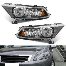 Headlights Headlamps For 2008-2012 Honda Accord Sedan Front Left+Right Side picture