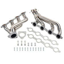 T304 SS Shorty Headers For Chevy GMC 2002-2013 Trucks SUV 4.8L 5.3L 6.0L 6.2L picture