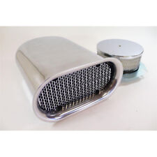 RPC Engine Air Intake Scoop R5245; Hillborn Style Mini Polished Aluminum picture