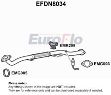 Exhaust Pipe fits NISSAN ALMERA V10 1.8 Front 00 to 06 QG18DE EuroFlo 200104U350 picture