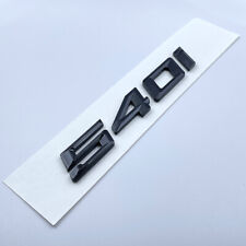 540i BLACK FOR BMW 540 REAR TRUNK NAMEPLATE EMBLEM BADGE NUMBERS DECAL NAME picture