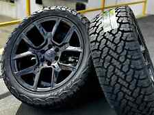 22” Black Dodge Ram SRT TRX Wheels Rims Tires Suburban Sierra Silverado Sierra picture