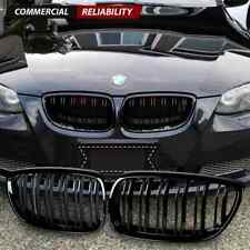 Glossy Black Front Kidney Grilles Grill For BMW E92 E93 328i 335i 2010-2013 LCI picture