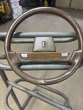 86-88 Olds Cutlass Supreme leather steering wheel brown picture