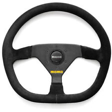 MOMO R1988/32S Mod 88 Steering Wheel Diameter: 320mm/12.59 Black Suede/Black Spo picture