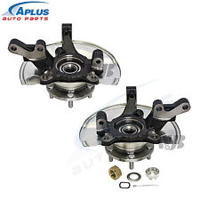 2 Front Knuckle & Wheel Bearing Hub For 07-12 Dodge Caliber Jeep Compass Patriot picture