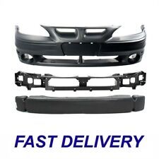 New Set of 3 Front Bumper Cover Kit Fits 1999-2005 Pontiac Grand Am picture