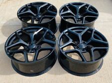4 PCS 20x10 / 20x11 Wheels For Chevy Camaro RS LS LT SS Staggered Gloss Black picture
