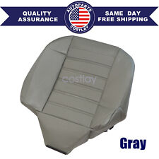 Front Driver Bottom Leather Seat Cover Gray Fits 2003-2007 Hummer H2 SUV & SUT picture