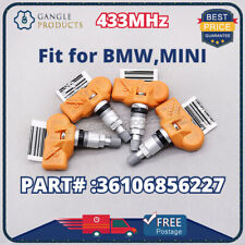 NEW SET (4) 36106856227 Orange TPMS TIRE PRESSURE SENSOR For BMW X3 X5 Z4 MINI picture