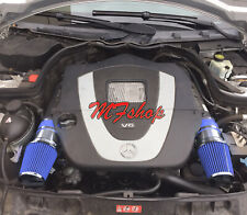 Blue For 2008-2012 Mercedes Benz C300 3.0L V6 Air Intake System Kit picture