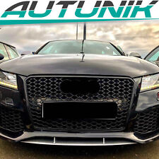 Fits for 12-15 Audi A7 S7 Front Mesh Hex Honeycomb Grill Grille RS7 Style picture
