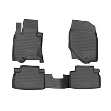 OMAC Floor Mats Liner for Infiniti FX50 2009-2012 Black TPE All-Weather 4 Pcs picture