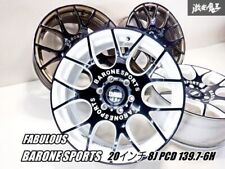 JDM Exhibits Fabless BARONE SPORTS 20 inch 8J +30 PCD 139.7 6H Wheel S No Tires picture
