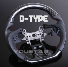 D-Type CARBON Red Stitch Mugen Style Steering Wheel for HONDA FIT CITY HR-V Jazz picture