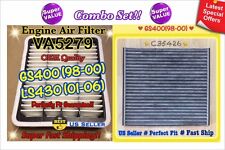 Engine&Carbonized Cabin Air Filter For LEXUS GS400 98-00 US Seller Fast Ship picture