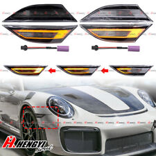 Dynamic LED Side Marker Light For PORSCHE 911 2012-2019 718 Boxster Cayman 17-18 picture