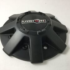 Vision Offroad 400 Incline Matte Black Center Cap C400MB Fits 5 and 6 Lug picture