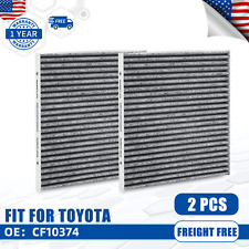 2X Cabin Air Filter FOR DODGE DART/ PONTIAC VIBE/TOYOTA TACOMA OE:CF10374 picture