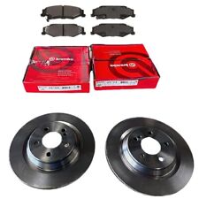 Rear Brembo Disc Brake Rotors & Pads For Chevy Corvette, Cadillac XLR; 305mm picture