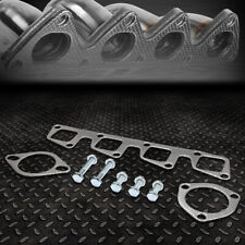 FOR 91-94 NISSAN 240SX 2.4L DOHC ALUMINUM EXHAUST MANIFOLD HEADER GASKET W/BOLTS picture