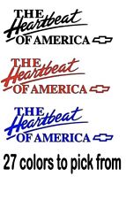 Heartbeat of America Vinyl Decal Sticker YOU PICK COLOR picture