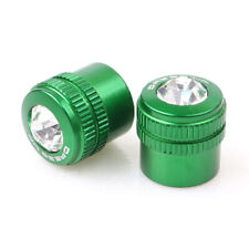 Valve Stem Cap Exterior Wheel Tyre Tire Air Dust For Yamaha YZF X-Max Green mo picture