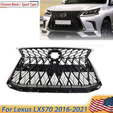 Front Bumper Upper Grille Grill Mesh Trim Look For Lexus LX570 5.7L 2016-2021 picture