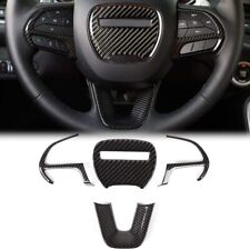 Steering Wheel Cover Accessories Trim for 2015-2020 Dodge Challenger Charger T picture