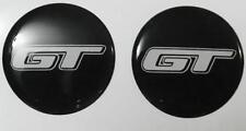 GT Wheel Center Domed Emblem, Decal Set of 2  For Car Truck Golf Cart  GT2 picture