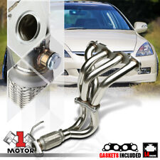 Stainless Steel Exhaust Header Manifold for 03-07 Honda Accord 2.4 4Cyl K24A4 I4 picture