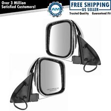 Mirrors Side Power Chrome Left & Right Pair Set for Mitsubishi Montero Sport picture