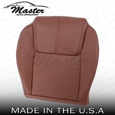 2006 - 2010 Fits Jeep Commander Driver Lower Brown Perforated Leather Seat Cover picture