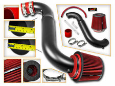 Short Ram Air Intake Kit MATT BLACK + RED Filter for 91-99 S-Series SC2/SL2/SW2 picture