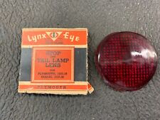 1937-38 Plymouth / Dogge Stop & Tail Lamp Lens Lynx Eye picture