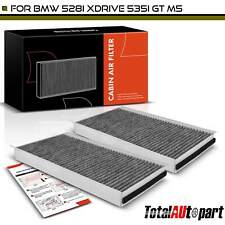 2x Activated Carbon Cabin Air Filter for BMW E60 525i 528i 530i 530xi 535i 650i picture