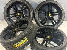 22x10 Porsche Cayenne Gloss Black Wheels Rims Tires Set Of 4 5x130 2853522 picture