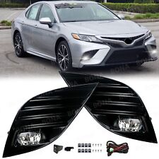Fit 2018 2019 2020 Toyota Camry Hybrid SE XSE LED Fog Lights Front Bumper Lamps picture