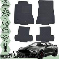 For 2015-2023 Ford Mustang Floor Mats Heavy Duty All Weather Floor Liner 2 Row picture