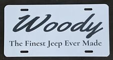 Jeep Grand Wagoneer License Plate “Woody” picture
