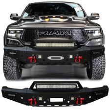 Vijay For 2021-2023 Dodge Ram 1500 TRX Steel Front Bumper With LED Lights picture