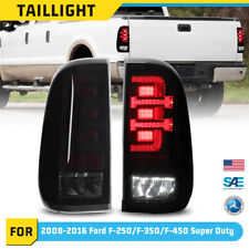 Full LED Tail Lights For 2008-2016 Ford F250 F350 F450 Super Duty Rear Lamps NEW picture