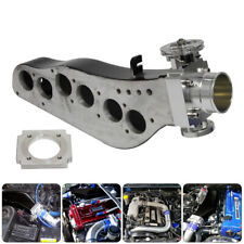 For Nissan Skyline RB20DET R32 GTS Intake Manifold + 65mm throttle body Silver picture