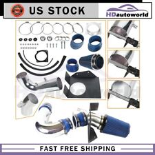 Blue Cold Air Intake System+ Heat Shield for Ford Expedition 5.4L 1997-2003 picture